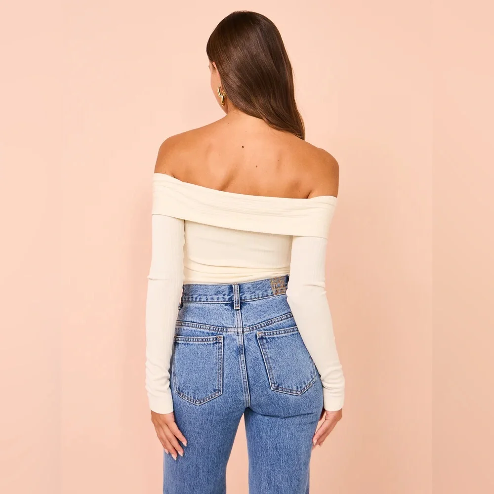 Elka Collective Iman Bodysuit In Ecru - Picture 8 of 9